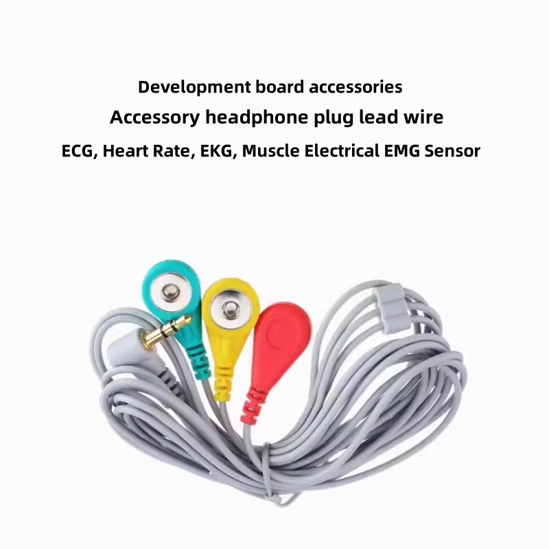 Muscle Sensor Emg - ECG, อัตราการเต้นของหัวใจ, EKG, อุปกรณ์เสริมเซ็นเซอร์ EMG ไฟฟ้าของกล้ามเนื้อ,