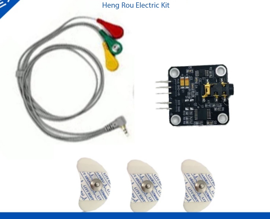 Muscle Sensor Emg - ชุดเซ็นเซอร์ตรวจวัดไฟฟ้ากล้ามเนื้อ EMG รุ่น KIT0012 สำหรับ Arduino