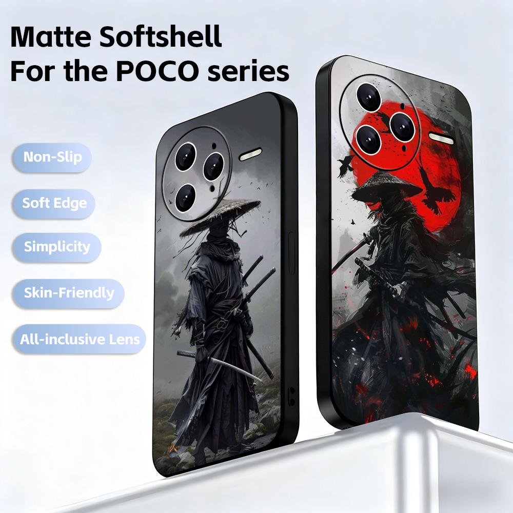 Xiaomi Poco X6 - บูชิโด ซามูไร โกสต์ คูลเคสโทรศัพท์ญี่ปุ่นสำหรับเสี่ยวมี่ POCO M7