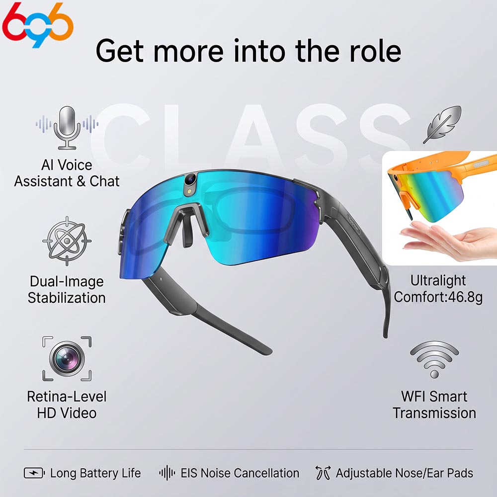 แว่นตาอัจฉริยะ AI พร้อมกล้อง H - Smart Glasses Lens บทวิจารณ์และราคา