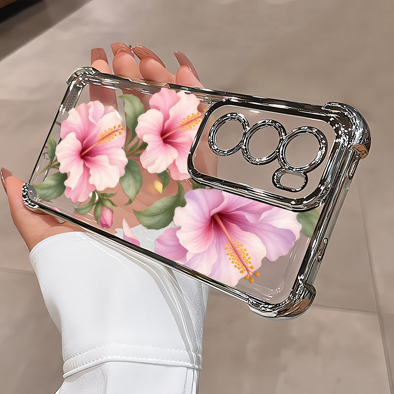 เคสลายดอกชบาสีชมพู สำหรับ OPPO - Oppo Reno 12 บทวิจารณ์และราคา