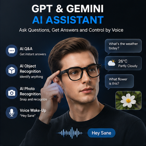 แว่นตาอัจฉริยะ AI กล้อง 8MP วิ - Smart Glasses Lens บทวิจารณ์และราคา