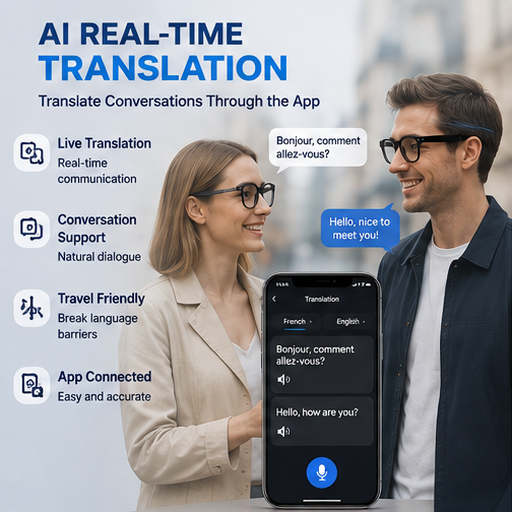 แว่นตาอัจฉริยะ AI กล้อง 8MP วิ - Smart Glasses Lens บทวิจารณ์และราคา