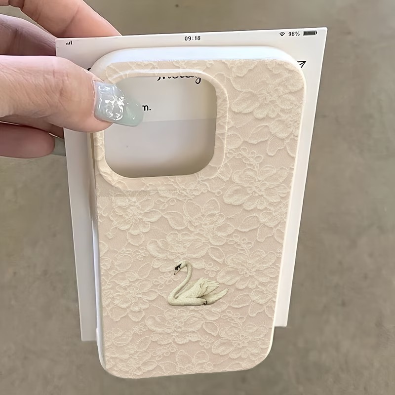 เคสโทรศัพท์ลายลูกไม้ลายหงส์ ผิ - Apple Iphone 15 บทวิจารณ์และราคา