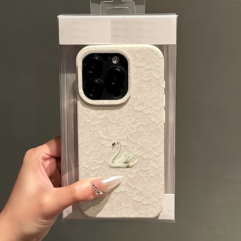 เคสโทรศัพท์ลายลูกไม้ลายหงส์ ผิ - Apple Iphone 15 บทวิจารณ์และราคา