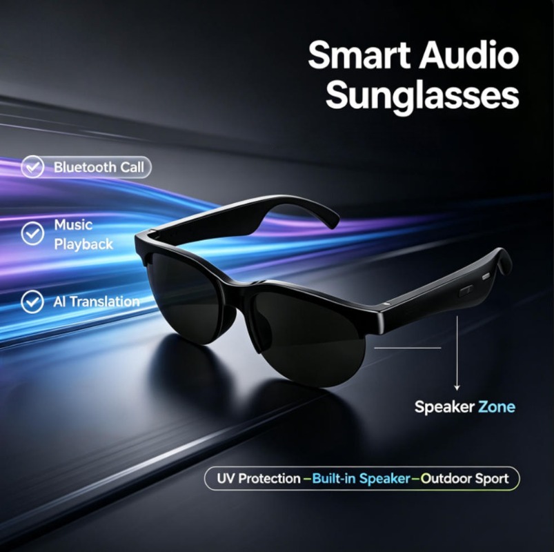 แว่นตากันแดดอัจฉริยะพร้อมระบบเ - Smart Glasses Lens บทวิจารณ์และราคา